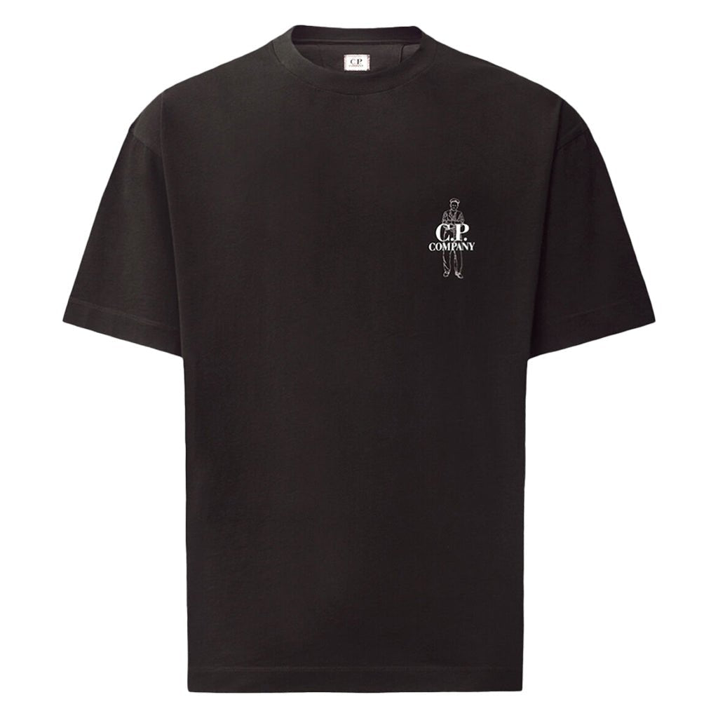 [C.P. Company] 30/1 Jersey Comfort Logo T-Shirt