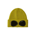 [C.P. Company] Extra fine Merino Wool Logo Beanie in Green Sheen