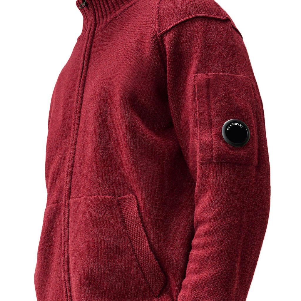 [C.P. Company] Lambswool GRS Full Zip Knit