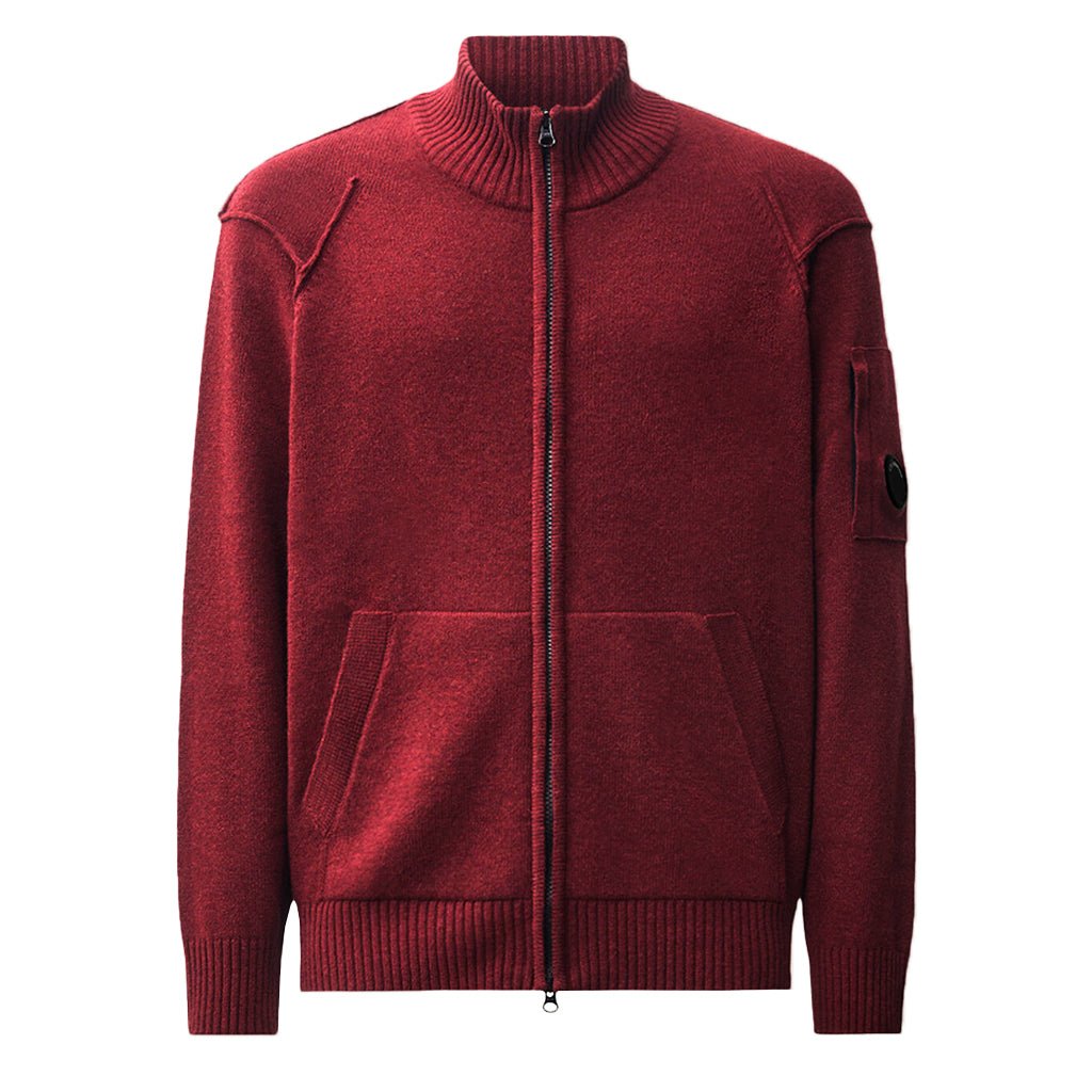 [C.P. Company] Lambswool GRS Full Zip Knit