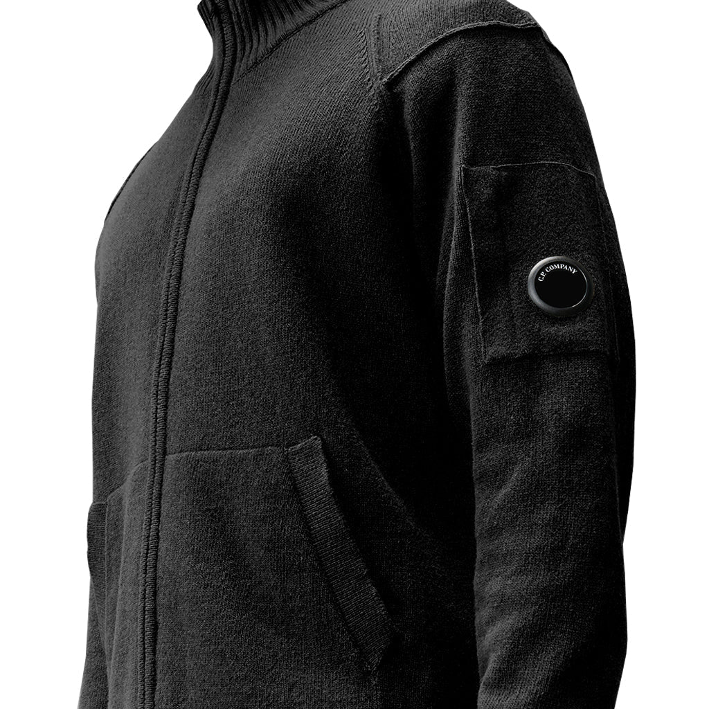 [C.P. Company] Lambswool GRS Full Zip Knit