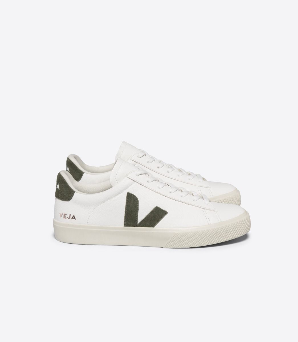 Women's CAMPO LEATHER WHITE KAKI