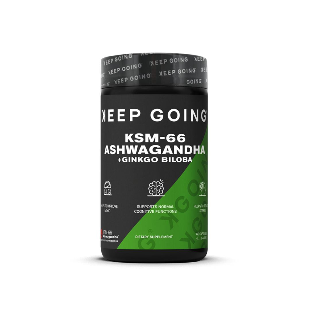 Ashwagandha +Ginkgo biloba 60 Capsules - 30 Servings