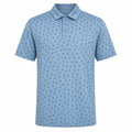 Nike Dri-Fit Par 5 Shoe Print Polo Shirt - Work Blue/Work Blue
