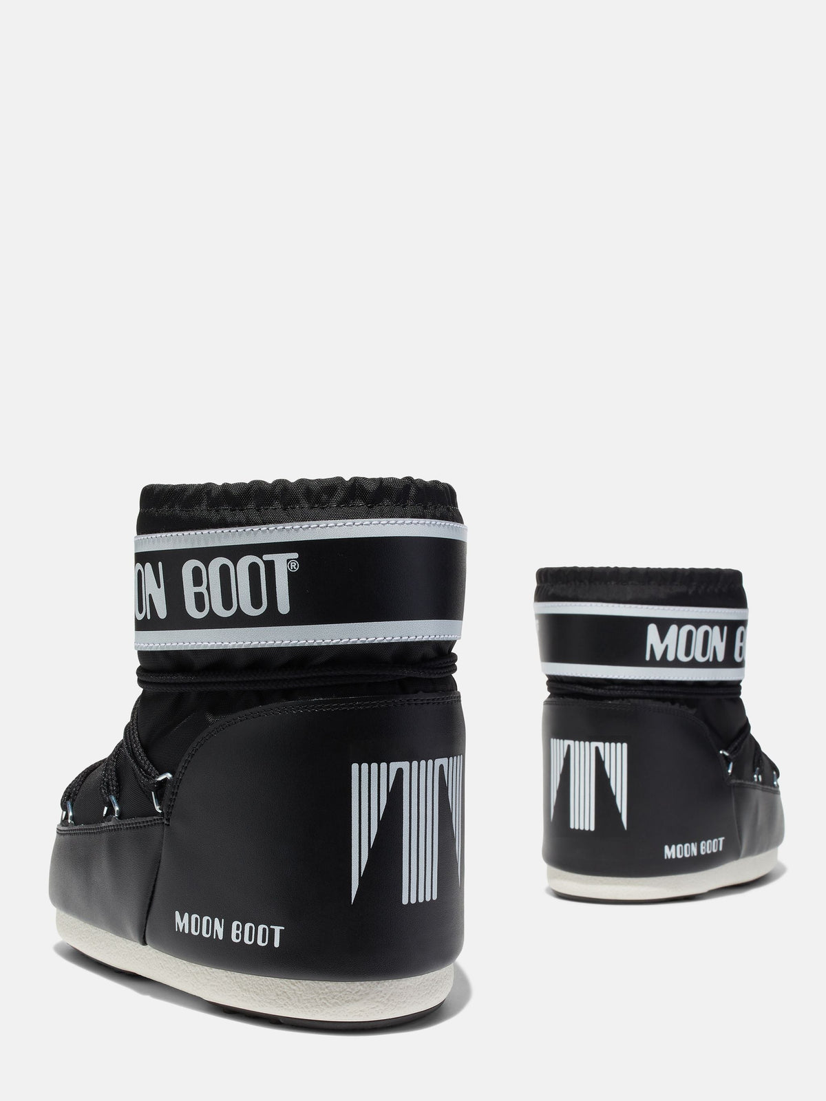 Icon Low Black Nylon Boots