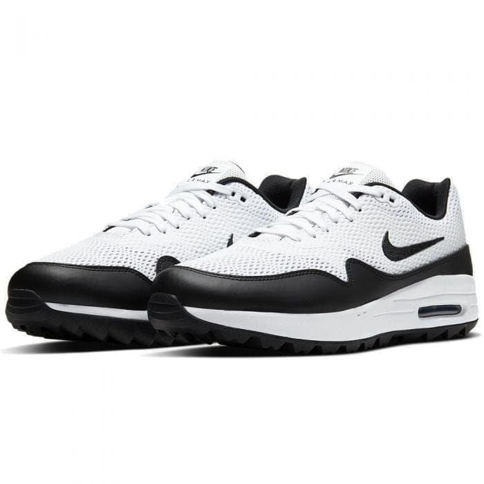 Nike Air Max 1G Spikeless Shoes - White/Black