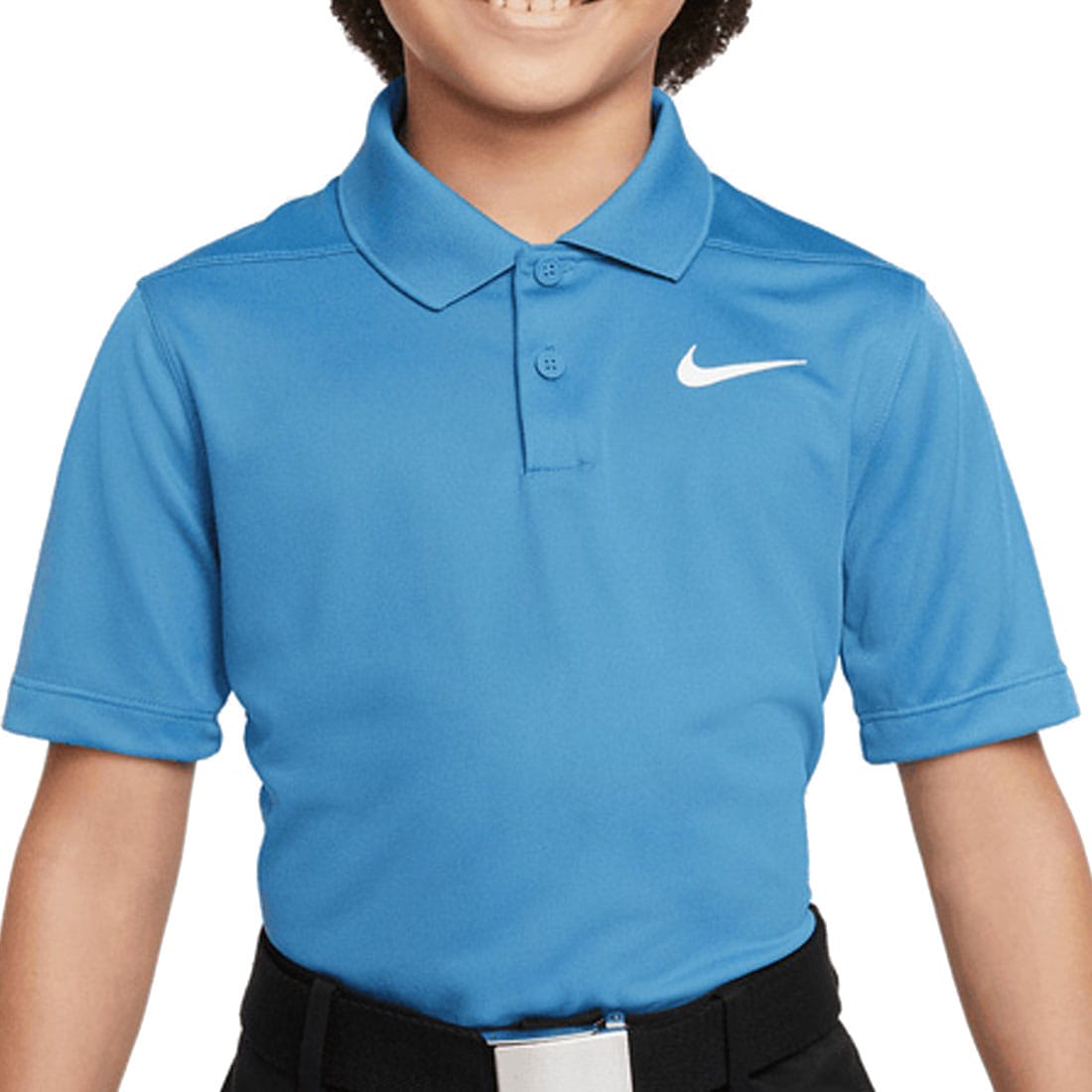 Nike Dri-FIT Victory Junior Polo Shirt - Dutch Blue/White