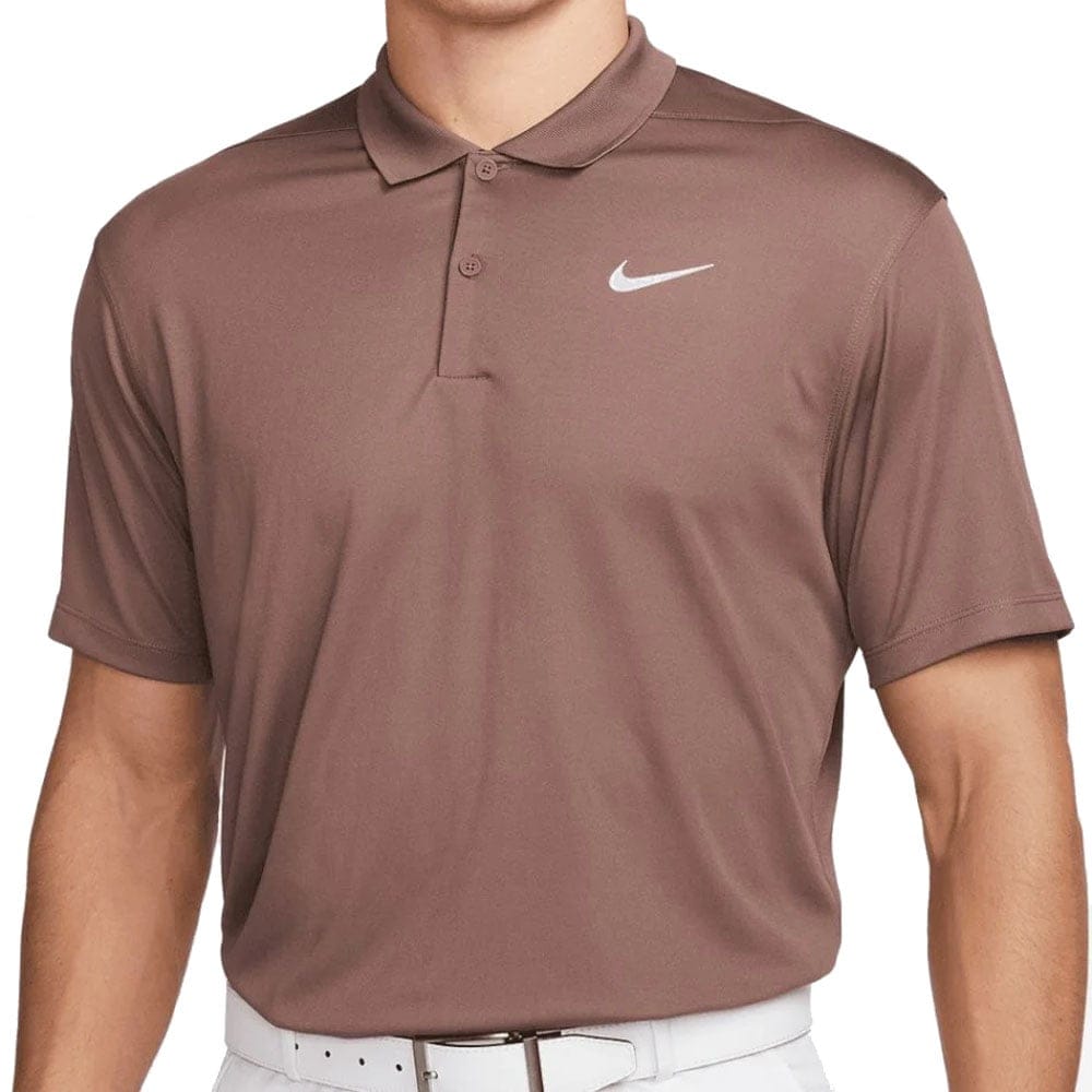 Nike Dri-FIT Victory Polo Shirt - Plum Eclipse/White