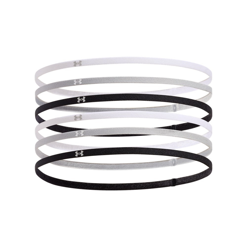 UA Mini Elastic 6-Pack Headbands