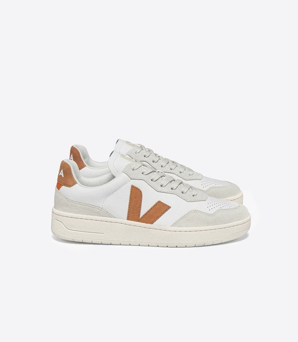 Women's V-90 LEATHER WHITE UMBER