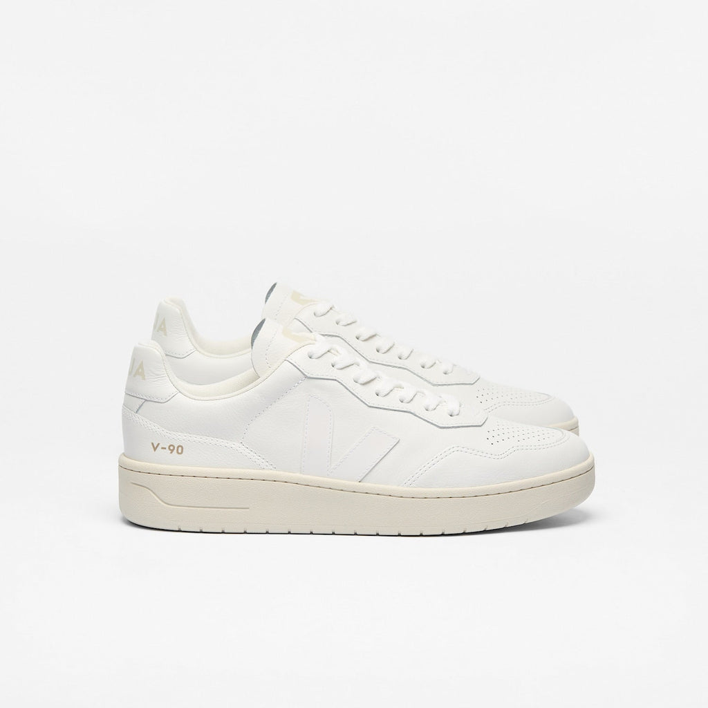 Women's V-90 LEATHER WHITE
