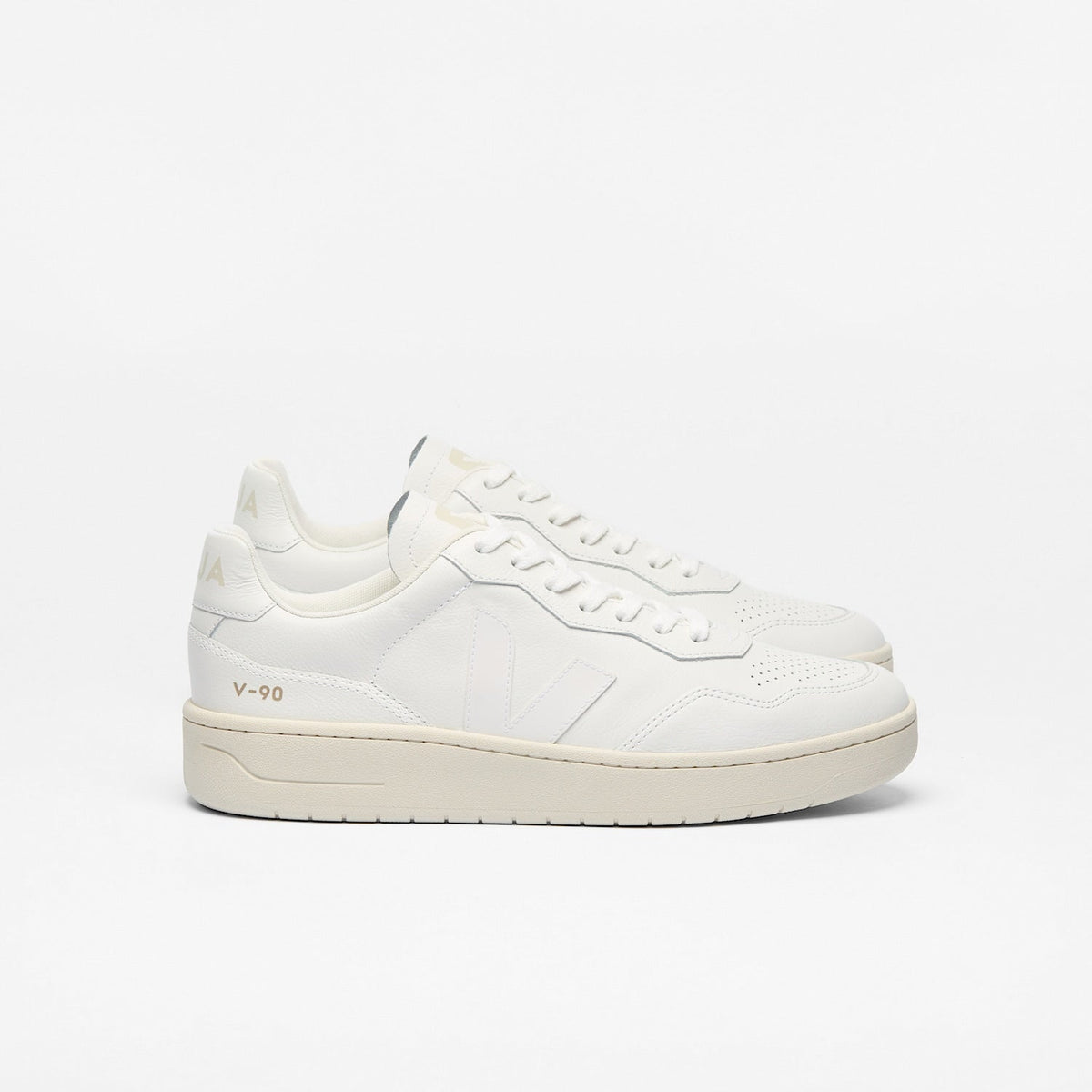 Women's V-90 LEATHER WHITE