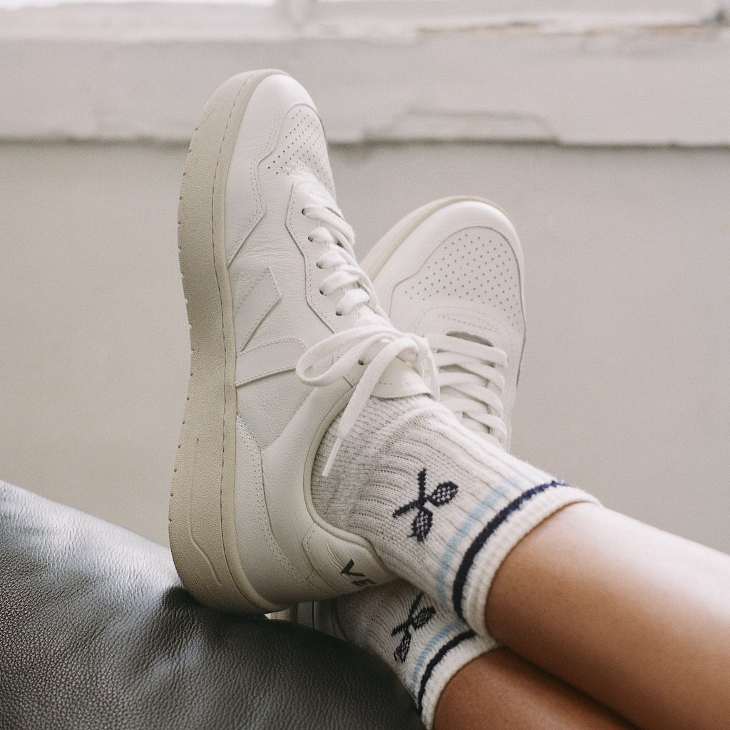 Women's V-90 LEATHER WHITE