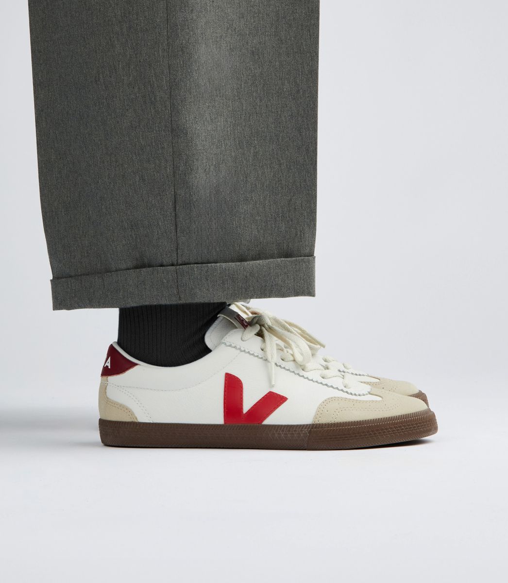 Women's VOLLEY LEATHER WHITE PEKIN BARK
