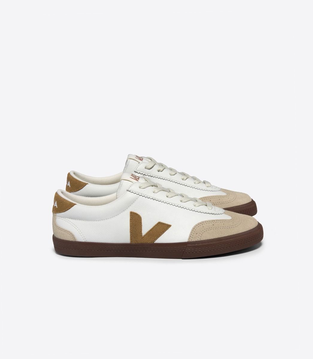 Men's VOLLEY LEATHER WHITE TENT BARK
