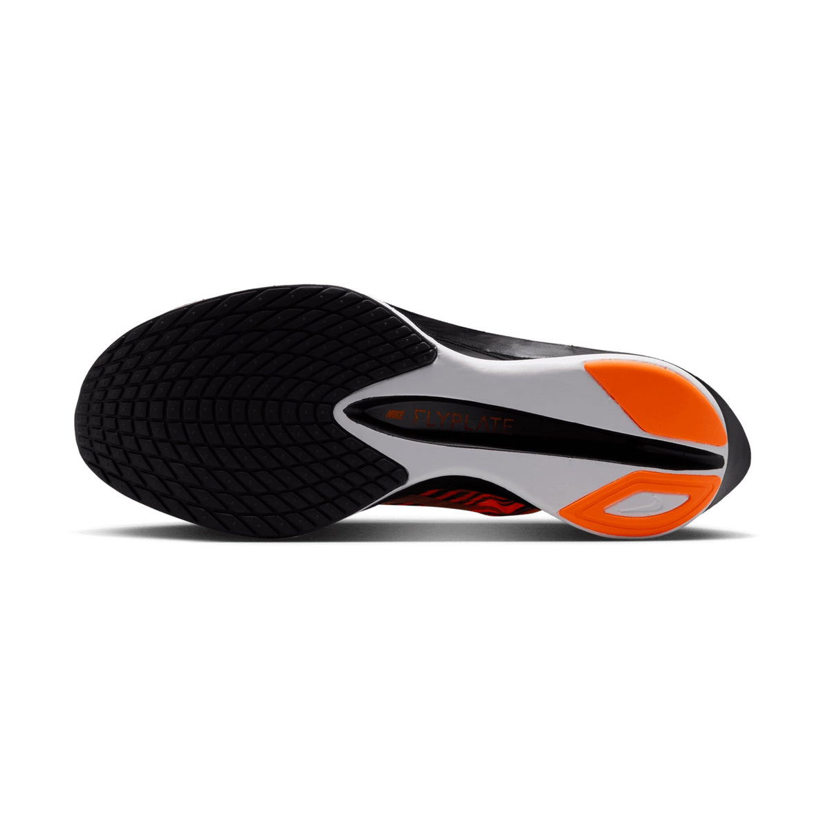 x DISTANCE Men's Vaporfly 4 Running Shoes Total Orange / Black / White / Metallic Silver