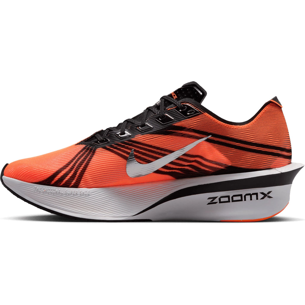 x DISTANCE Men's Vaporfly 4 Running Shoes Total Orange / Black / White / Metallic Silver