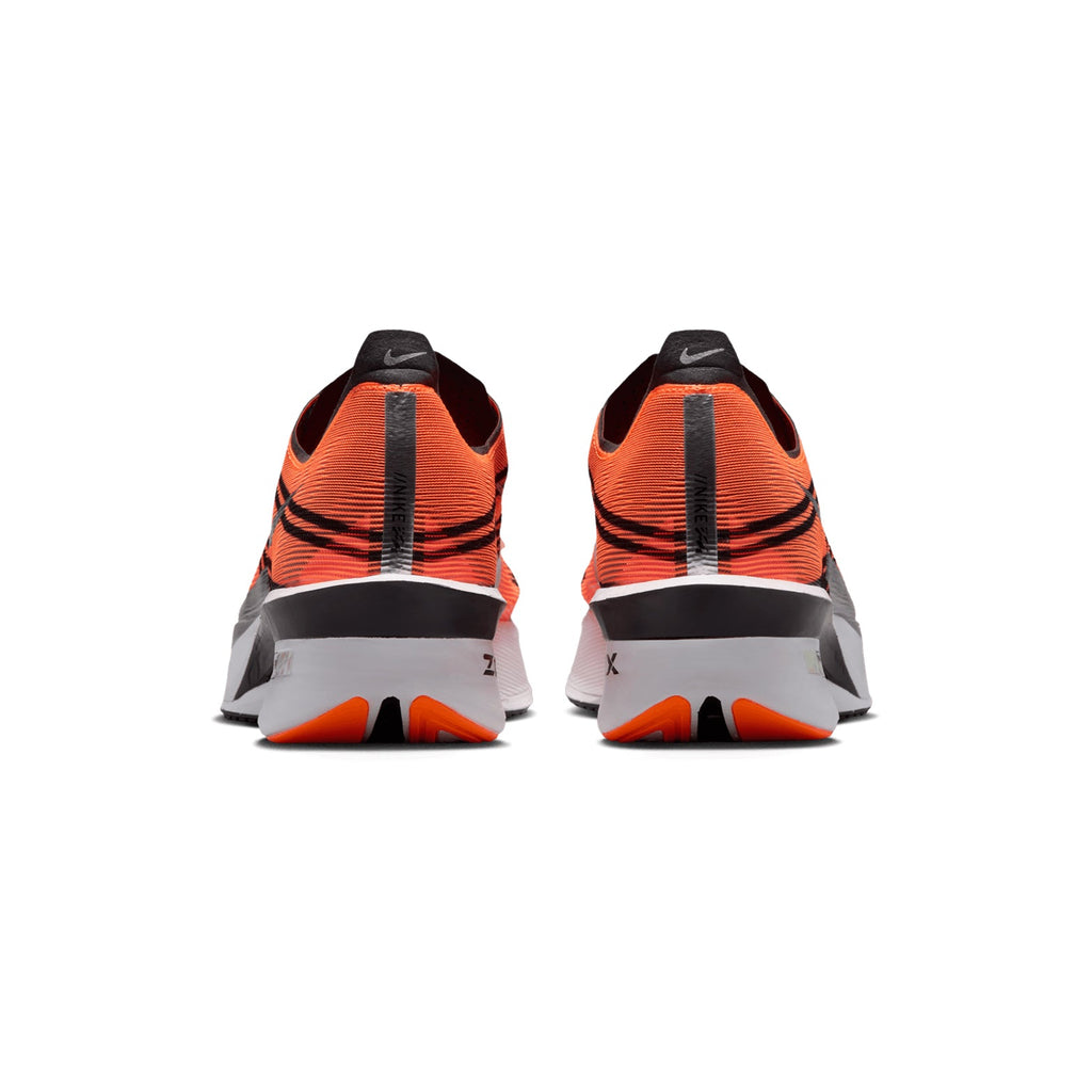 x DISTANCE Men's Vaporfly 4 Running Shoes Total Orange / Black / White / Metallic Silver