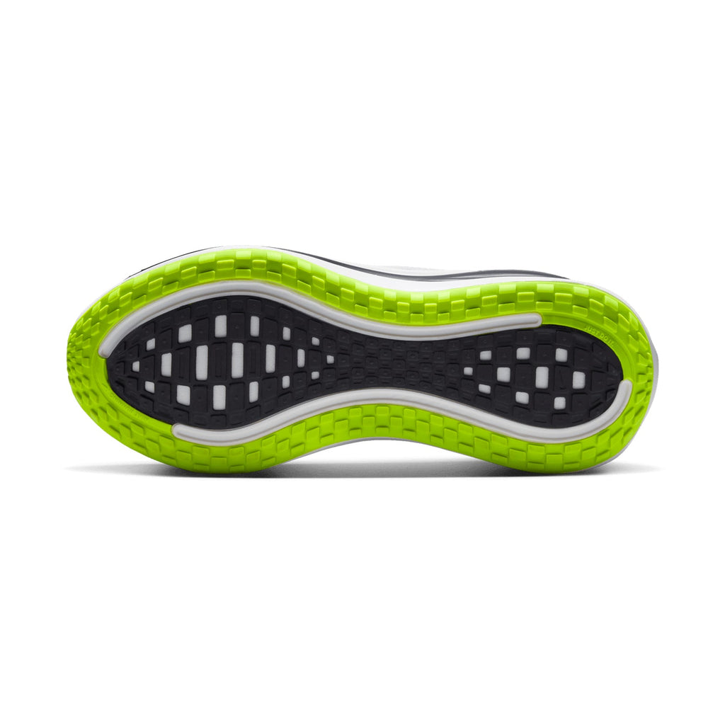 x DISTANCE Men's Vomero Plus Running Shoes White / Black / Volt / Metallic Silver
